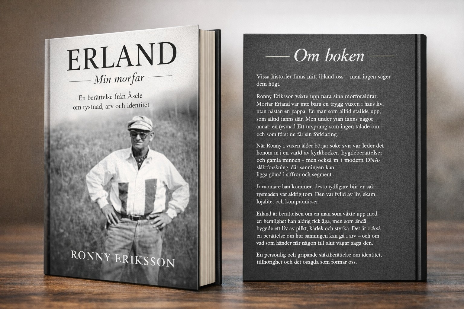 Omslag: Erland – min morfar